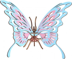 Woodcraft drevené 3D puzzle farebný motýľ