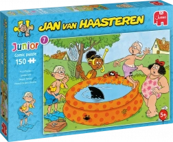 Puzzle JUMBO Jan van Haasteren Junior: žartíky pri bazéne 150 dielikov