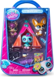Littlest Pet Shop pyžamová párty s 3 figúrkami