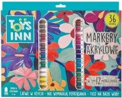Akrylové markery TOYSINN – sada 36 farieb