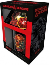 Darčekový set Dungeons & Dragons – hrnček, podtácka a prívesok