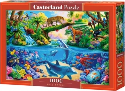 Puzzle 1000 dielikov Divoká príroda, delfíny