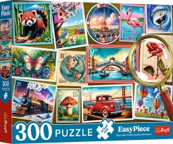 puzzle 300 easypiece – poštové známky trefl