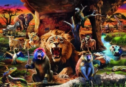 Clementoni puzzle Porada zvierat 1500 dielikov