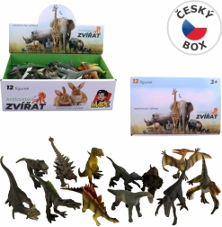 Dinosaurie figúrky - sada 12 ks