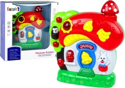 Hudobný interaktívny domček pre bábätká so zvieratkami