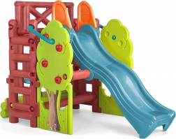 Feber detské ihrisko so šmýkačkou a stolíkom Wood House