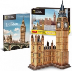 3D puzzle NATIONAL GEOGRAPHIC: Big Ben, 94 dielikov – CUBICFUN