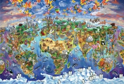 Puzzle EUROGRAPHICS Divy sveta 5000 dielikov