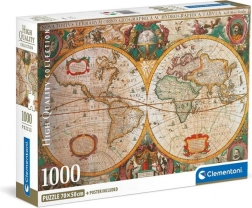 Puzzle 1000 dielikov stará mapa