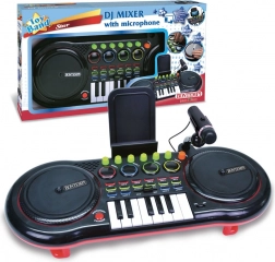 Mixažný pult DJ s mikrofónom