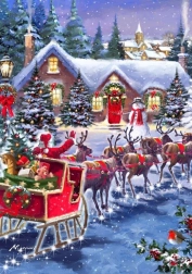 Puzzle Santa a sane 1000 dielikov