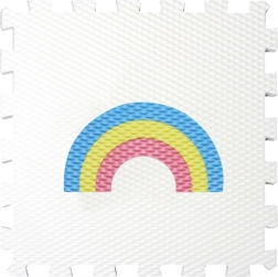 Minideckfloor Duha biela samolepiaca podlahová krytina