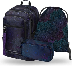 Set školských potrieb Cubic Zen: Batoh, Peračník a Vrecko