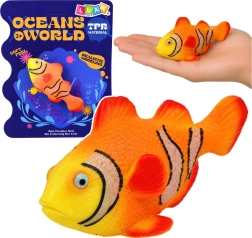 Gumová figúrka klauna očkatého (brichatky) 10,5 cm