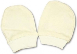 Bavlnené rukavičky pre novorodencov s manžetou (0–6 m)