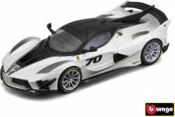 kovový model auta bburago ferrari fxx-k evo 2017 1:43 biela/čierna