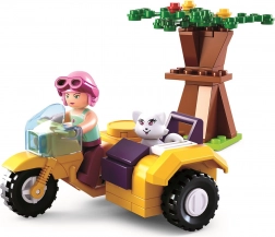 Sluban Girls Dream Motocykel s postranným vozíkom