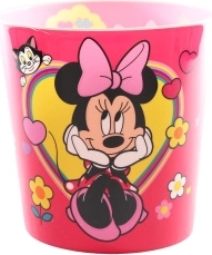 Ružový odpadkový kôš Minnie Mouse pre deti