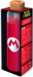 Sklenená fľaša s obalom 585 ml – SUPER MARIO