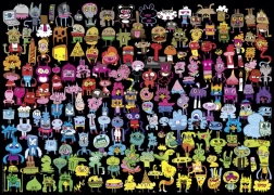 Puzzle Heye Tęčové Doodle