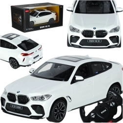 Diaľkovo ovládané auto BMW X6 M 1:14 biele