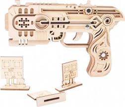 Drevené 3D puzzle Zbraň na gumičky Dragon Chaser