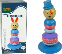 Drevená vzdelávacia pyramída Pes s klobúkom