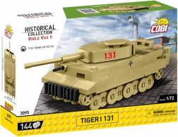 Model tanku Tiger I 131 z kociek COBI