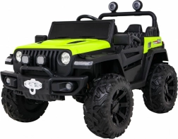 elektrické autíčko pre deti master of terrain – zelené 4x4