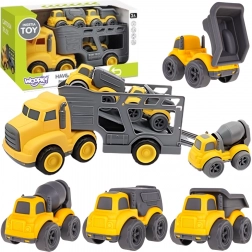 Woopie odťahové vozidlo so stavebnými autami 4v1