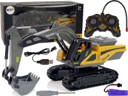 Diaľkovo ovládané rýpadlo Caterpillar 2.4G Žlté