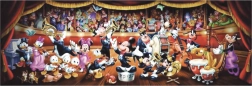 Clementoni panoramatické puzzle Disney Orchestr 1000 dielikov