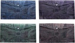 Plastová obálka s drukom 35 × 25 cm s motívom základnej dosky