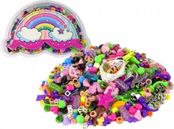 Sada farebných korálok na výrobu šperkov DIY