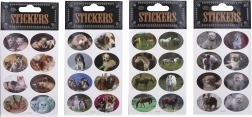 Nálepky s motívom zvierat - sada 30 ks