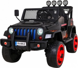 Detské terénne auto Raptor Drifter 4x4 s plameňmi a MP3 LED