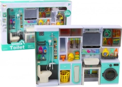 Detský kúpeľňový set 4v1 – sprcha, toaleta, práčka a doplnky