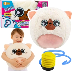 Plyšová skákacia lopta BIGCUTEPET mačiatko 50 cm s pumpičkou