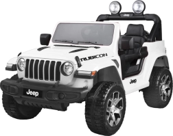 Detské autíčko na batériu Jeep Wrangler Rubicon 4x4 – Biela