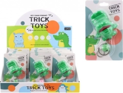 Plastový prívesok krokodíl s rolničkou