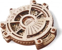 Drevený mechanický kalendár UGEARS – 3D puzzle