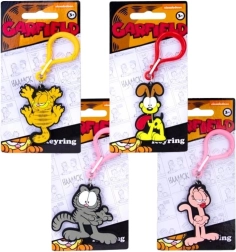 Garfield 2D PVC kľúčenka – 4 motívy