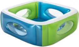 Nafukovací bazén s oknami pre deti - 168 cm x 168 cm x 56 cm