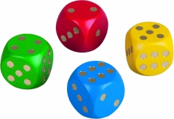 Detoa drevená hracia kocka