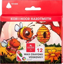 Trojhranné voskovky 12 ks KOH-I-NOOR