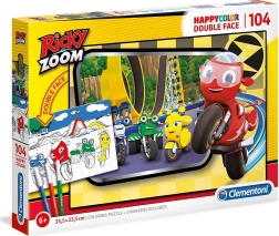 Clementoni obojstranné puzzle Ricky Zoom 104 dielikov