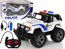 Zábavný Policajný Jeep R/C s Efektami