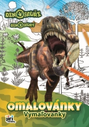 Omaľovánka A4 dinosaury