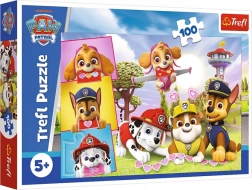 Puzzle 100 dielikov – Nebojácne dievčatá – PAW PATROL – Trefl